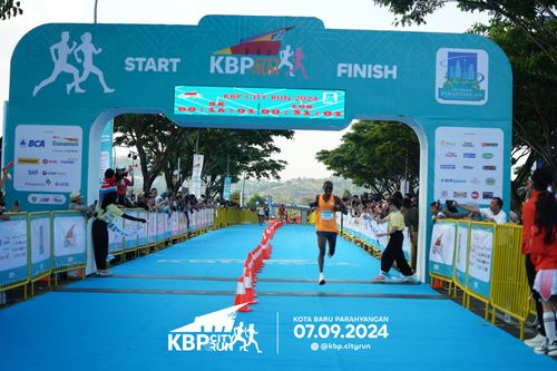 Race photo from KBP City Run 2024