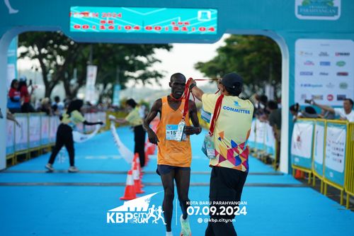 Race photo from KBP City Run 2024