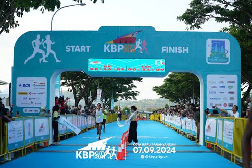 Race photo from KBP City Run 2024