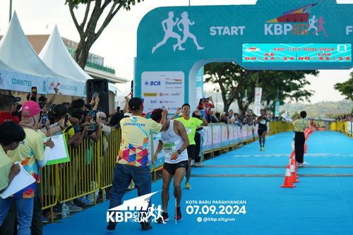 Race photo from KBP City Run 2024