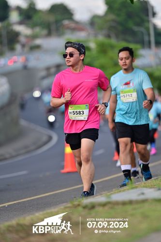 Race photo from KBP City Run 2024