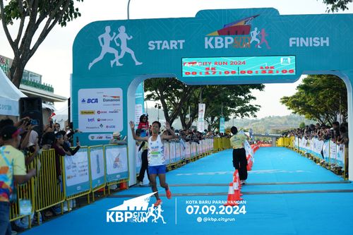 Race photo from KBP City Run 2024