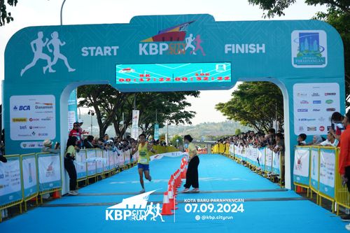 Race photo from KBP City Run 2024