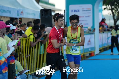 Race photo from KBP City Run 2024