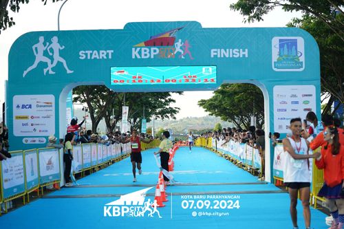 Race photo from KBP City Run 2024