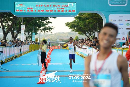 Race photo from KBP City Run 2024