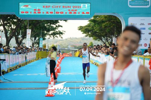 Race photo from KBP City Run 2024