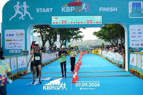 Race photo from KBP City Run 2024