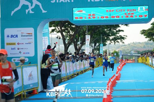 Race photo from KBP City Run 2024