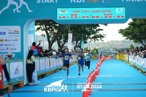 Race photo from KBP City Run 2024