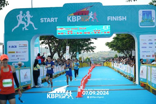 Race photo from KBP City Run 2024
