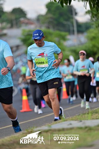Race photo from KBP City Run 2024