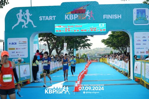 Race photo from KBP City Run 2024