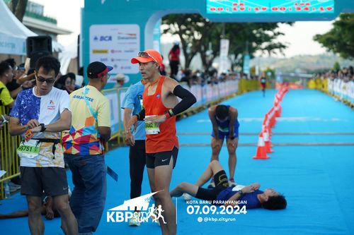 Race photo from KBP City Run 2024