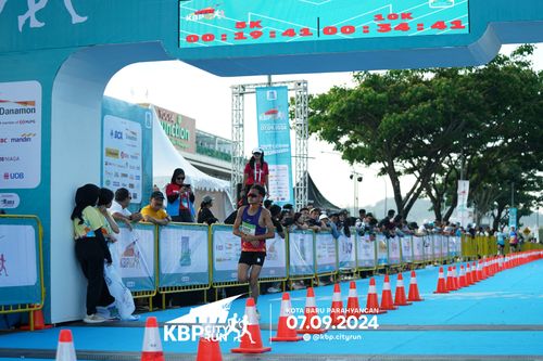 Race photo from KBP City Run 2024