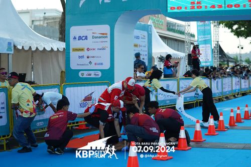 Race photo from KBP City Run 2024