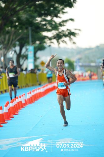 Race photo from KBP City Run 2024
