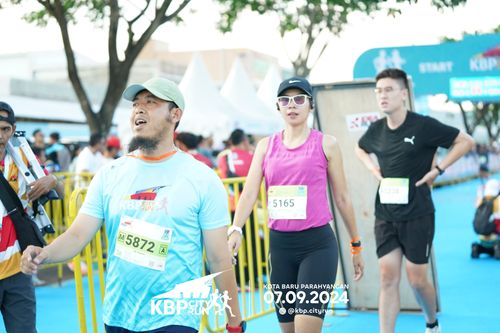 Race photo from KBP City Run 2024