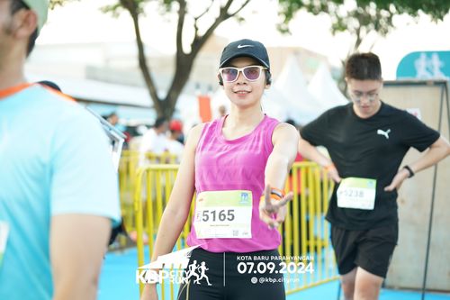 Race photo from KBP City Run 2024