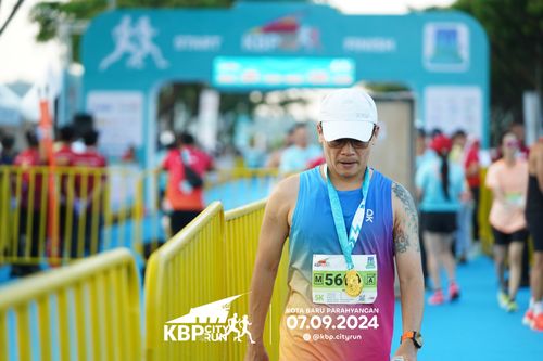 Race photo from KBP City Run 2024