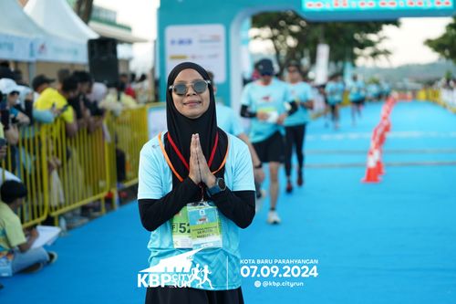 Race photo from KBP City Run 2024