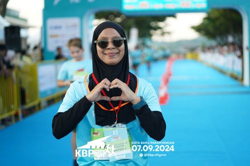 Race photo from KBP City Run 2024
