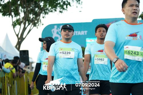 Race photo from KBP City Run 2024