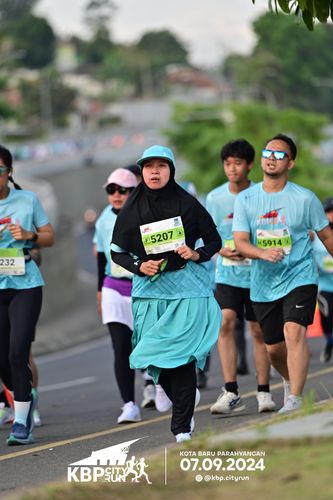Race photo from KBP City Run 2024