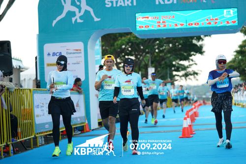 Race photo from KBP City Run 2024