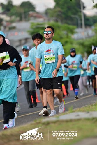Race photo from KBP City Run 2024