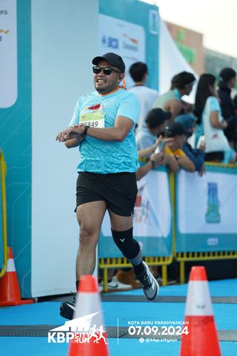 Race photo from KBP City Run 2024
