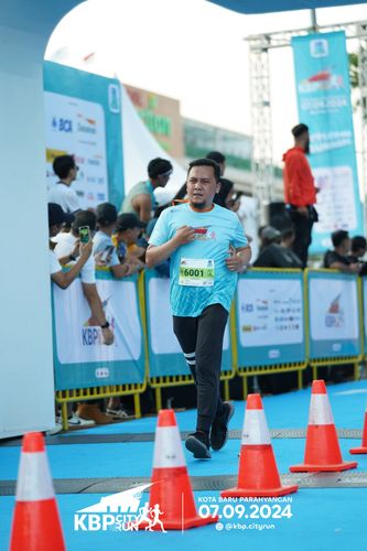 Race photo from KBP City Run 2024