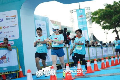 Race photo from KBP City Run 2024