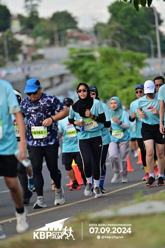 Race photo from KBP City Run 2024