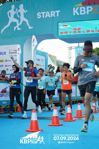 Race photo from KBP City Run 2024