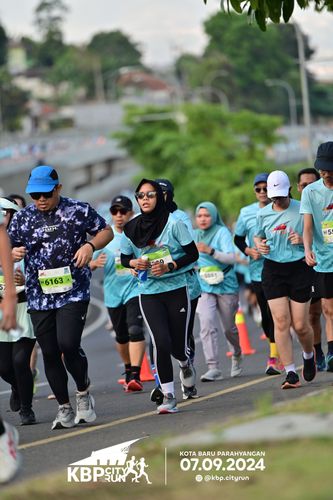 Race photo from KBP City Run 2024
