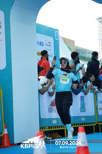 Race photo from KBP City Run 2024