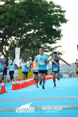 Race photo from KBP City Run 2024
