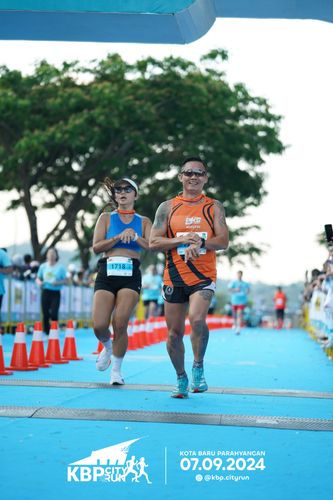 Race photo from KBP City Run 2024