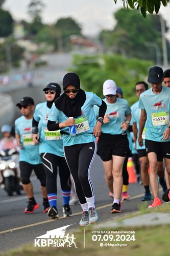 Race photo from KBP City Run 2024