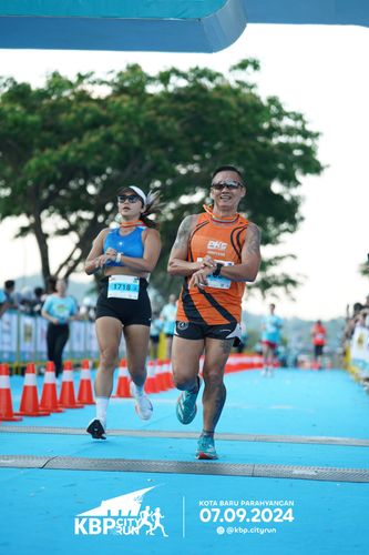 Race photo from KBP City Run 2024