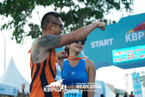 Race photo from KBP City Run 2024