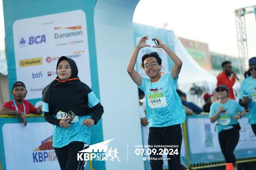 Race photo from KBP City Run 2024