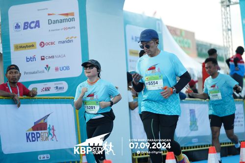 Race photo from KBP City Run 2024