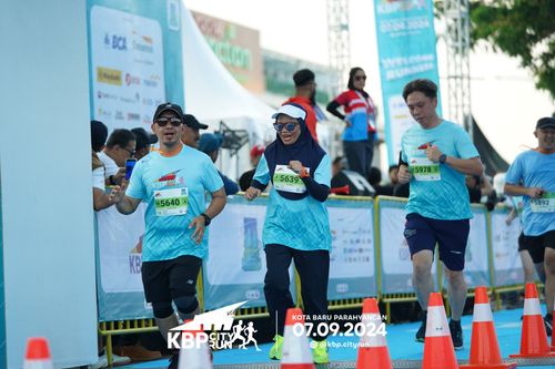 Race photo from KBP City Run 2024