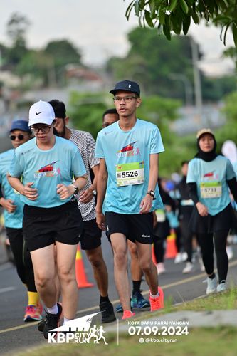 Race photo from KBP City Run 2024