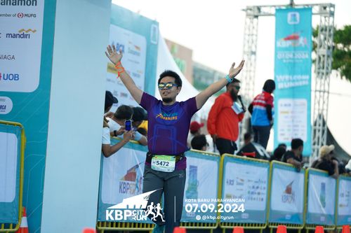 Race photo from KBP City Run 2024