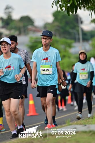 Race photo from KBP City Run 2024