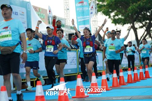 Race photo from KBP City Run 2024