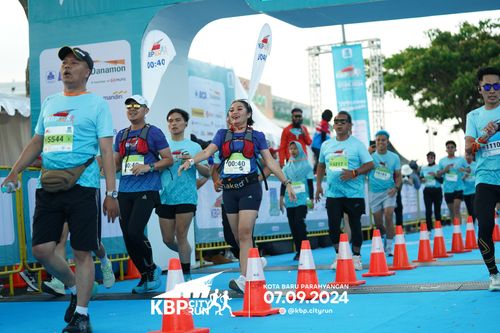 Race photo from KBP City Run 2024